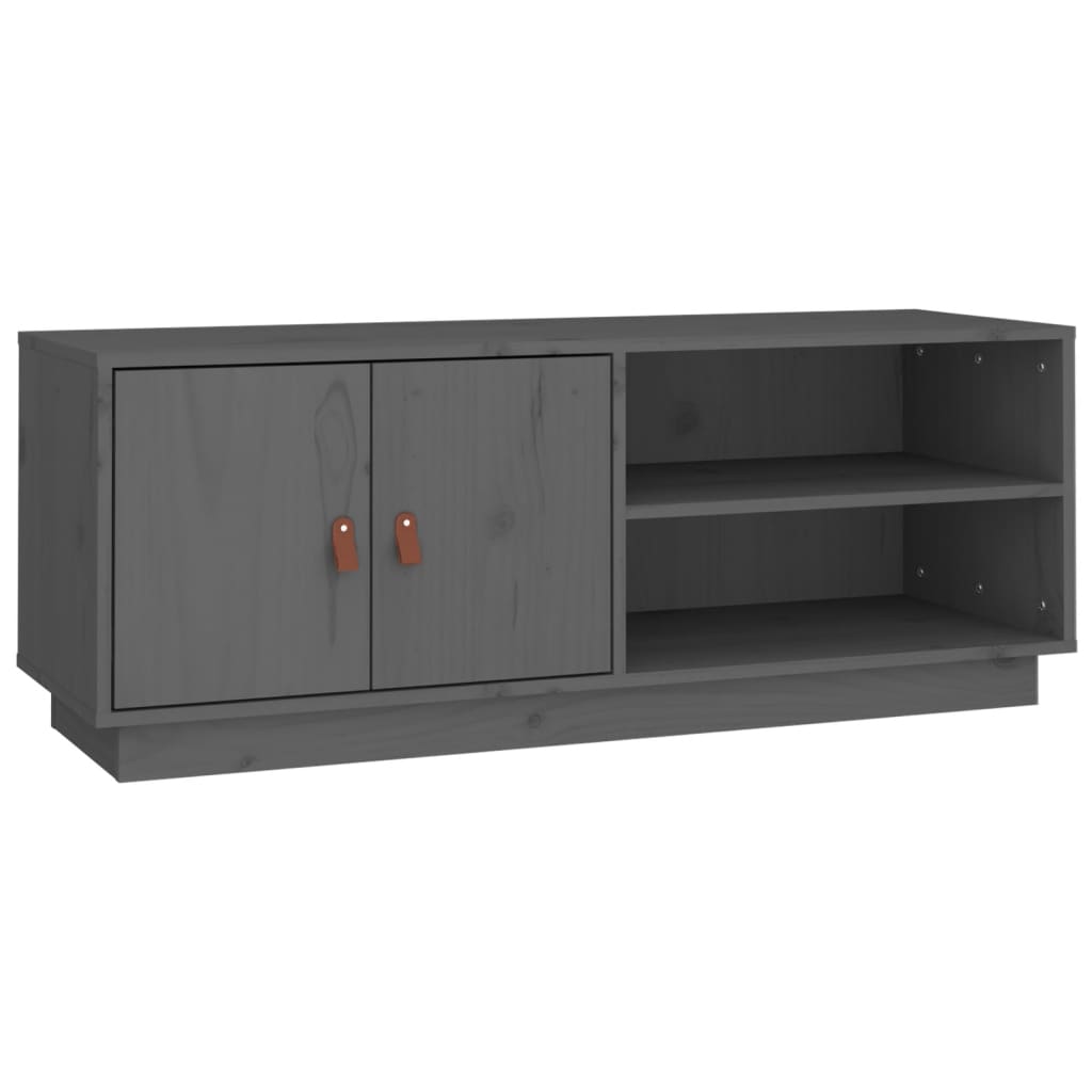 Mobile Porta Tv 105X34X40 Cm In Legno Massello Di Pino
