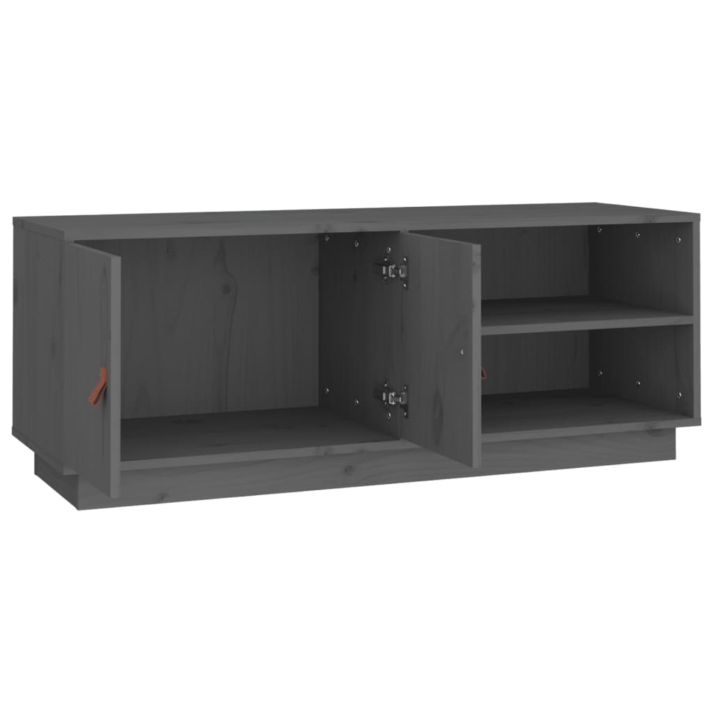 Mobile Porta Tv 105X34X40 Cm In Legno Massello Di Pino