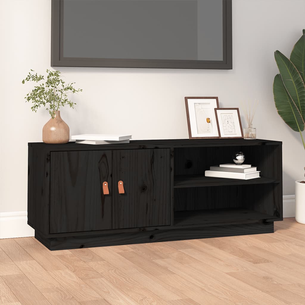 Mobile Porta Tv 105X34X40 Cm In Legno Massello Di Pino