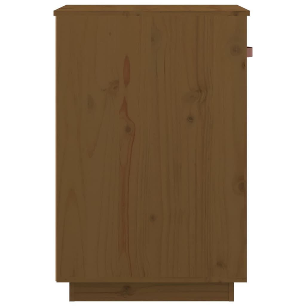 Armadietto Da Scrivania Ambra 40X50X75Cm In Legno Massello Pino