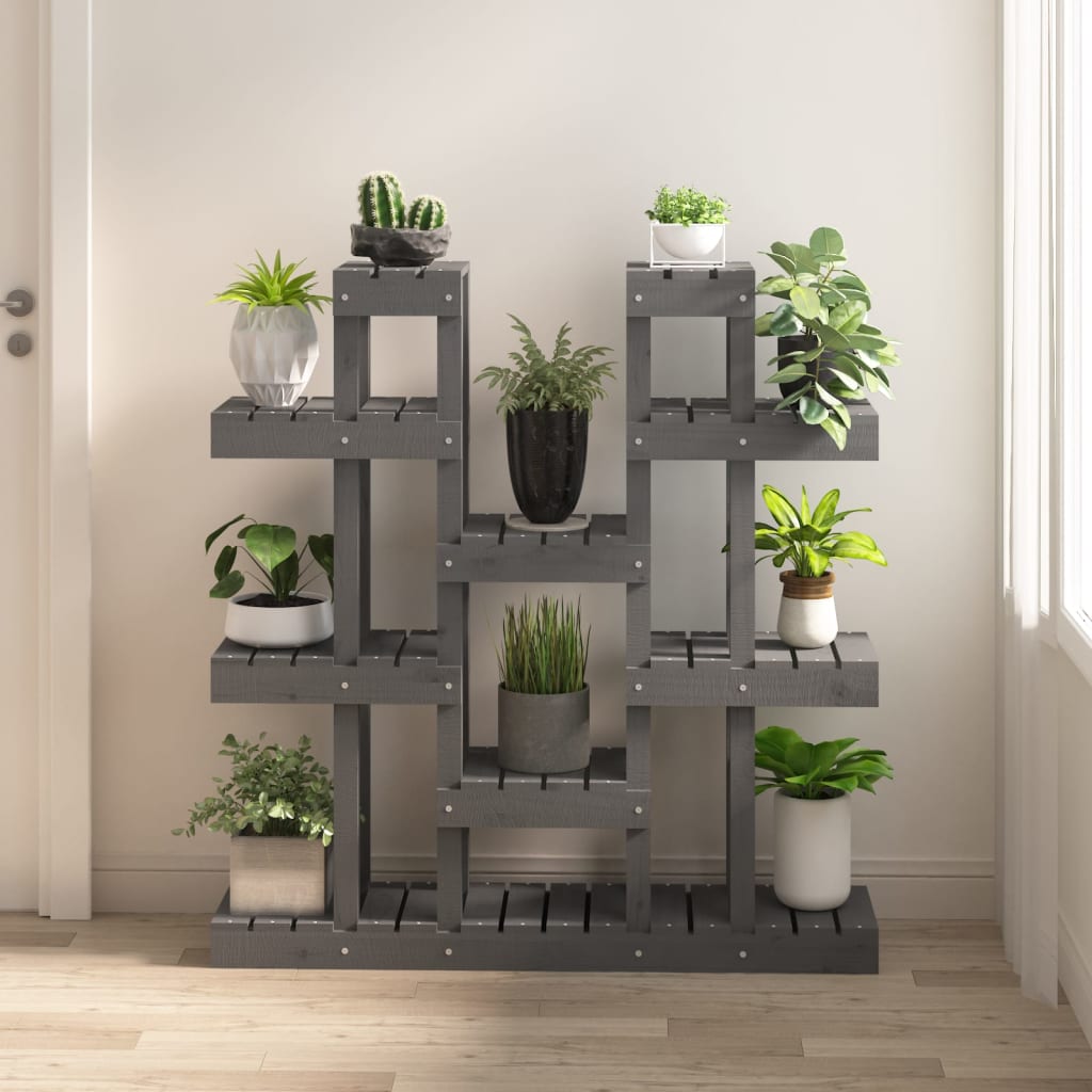 Supporto Per Piante 104,5X25X77,5 Cm In Massello Di Pino