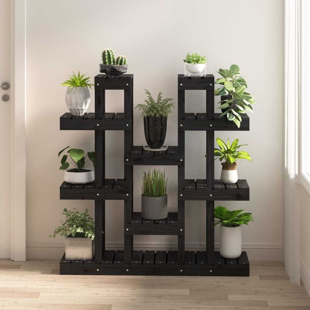 Supporto Per Piante 104,5X25X77,5 Cm In Massello Di Pino