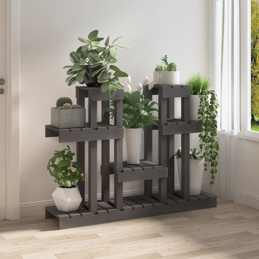 Supporto Per Piante 104,5X25X77,5 Cm In Massello Di Pino