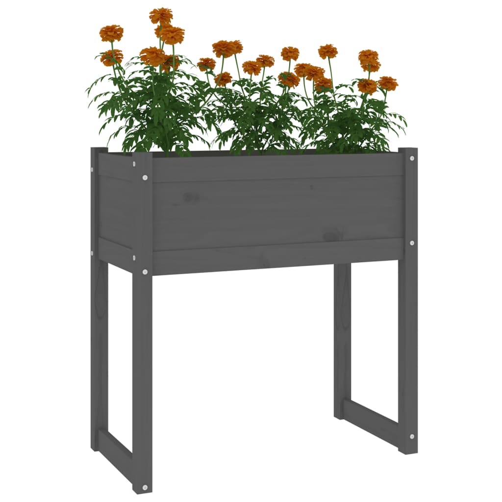 Fioriera 78X40X81 Cm In Legno Massello Di Pino