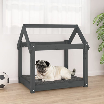 Cuccia Per Cani Bianca In Legno Massello Di Pino