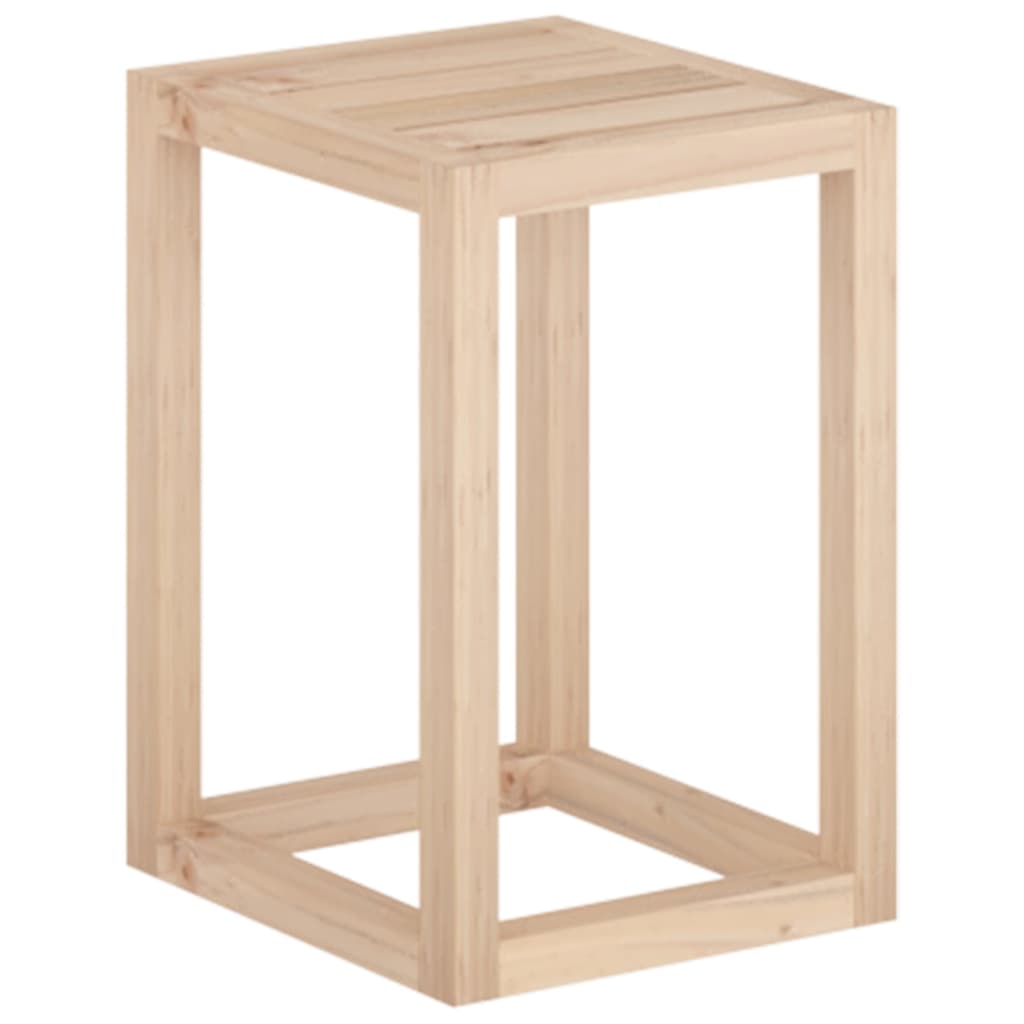 Set Supporti Per Piante 3 Pz In Legno Massello Di Pino
