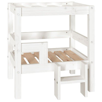 Cuccia Per Cani 55,5X53,5X60Cm In Legno Massello Di Pino