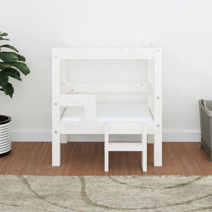 Cuccia Per Cani 55,5X53,5X60Cm In Legno Massello Di Pino