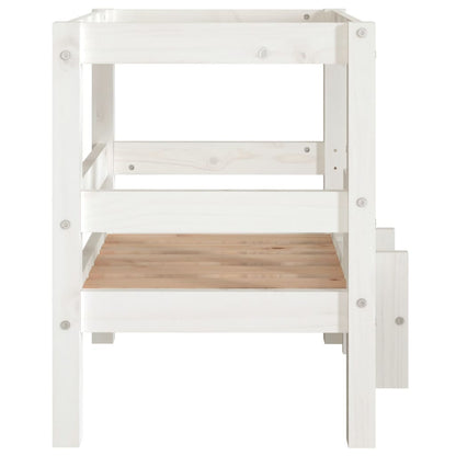 Cuccia Per Cani 55,5X53,5X60Cm In Legno Massello Di Pino