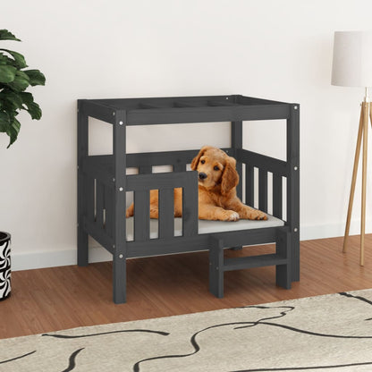 Cuccia Per Cani 55,5X53,5X60Cm In Legno Massello Di Pino
