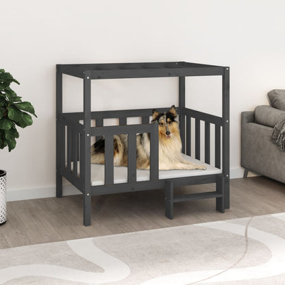 Cuccia Per Cani 55,5X53,5X60Cm In Legno Massello Di Pino