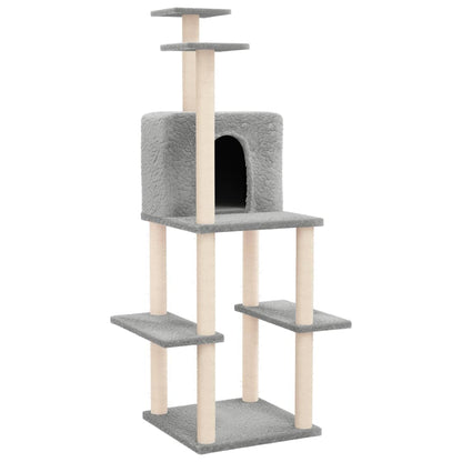 Albero Per Gatti Con Tiragraffi In Sisal 144,5 Cm