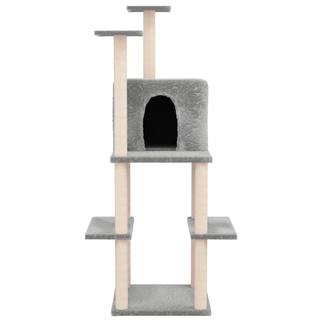 Albero Per Gatti Con Tiragraffi In Sisal 144,5 Cm