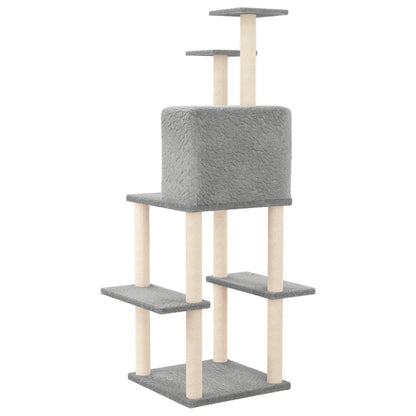 Albero Per Gatti Con Tiragraffi In Sisal 144,5 Cm