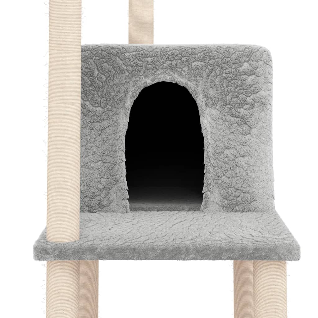 Albero Per Gatti Con Tiragraffi In Sisal 144,5 Cm