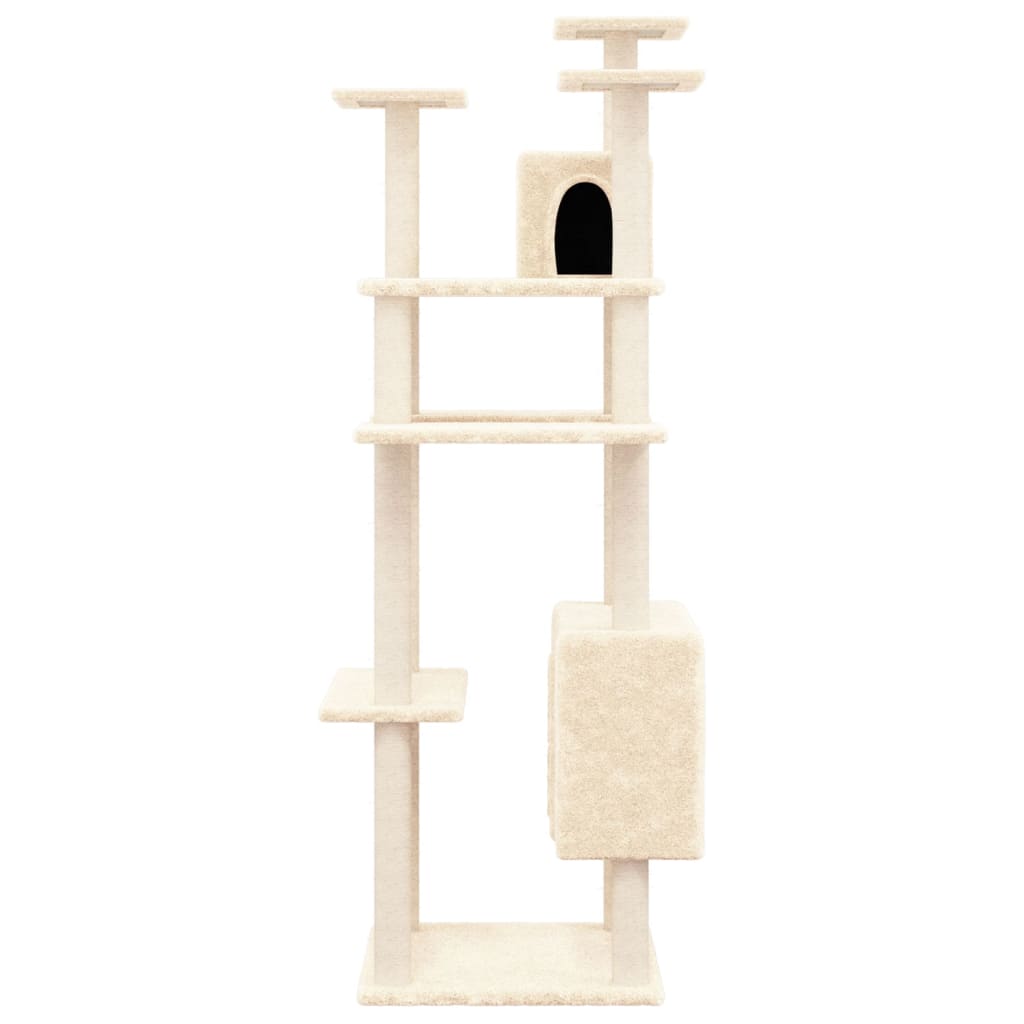 Albero Per Gatti Con Tiragraffi In Sisal 162 Cm