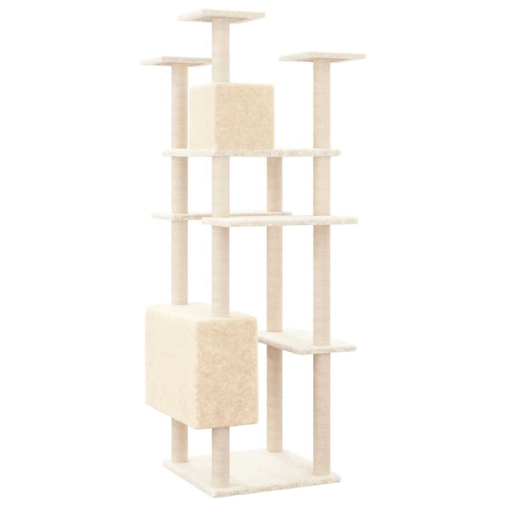 Albero Per Gatti Con Tiragraffi In Sisal 162 Cm