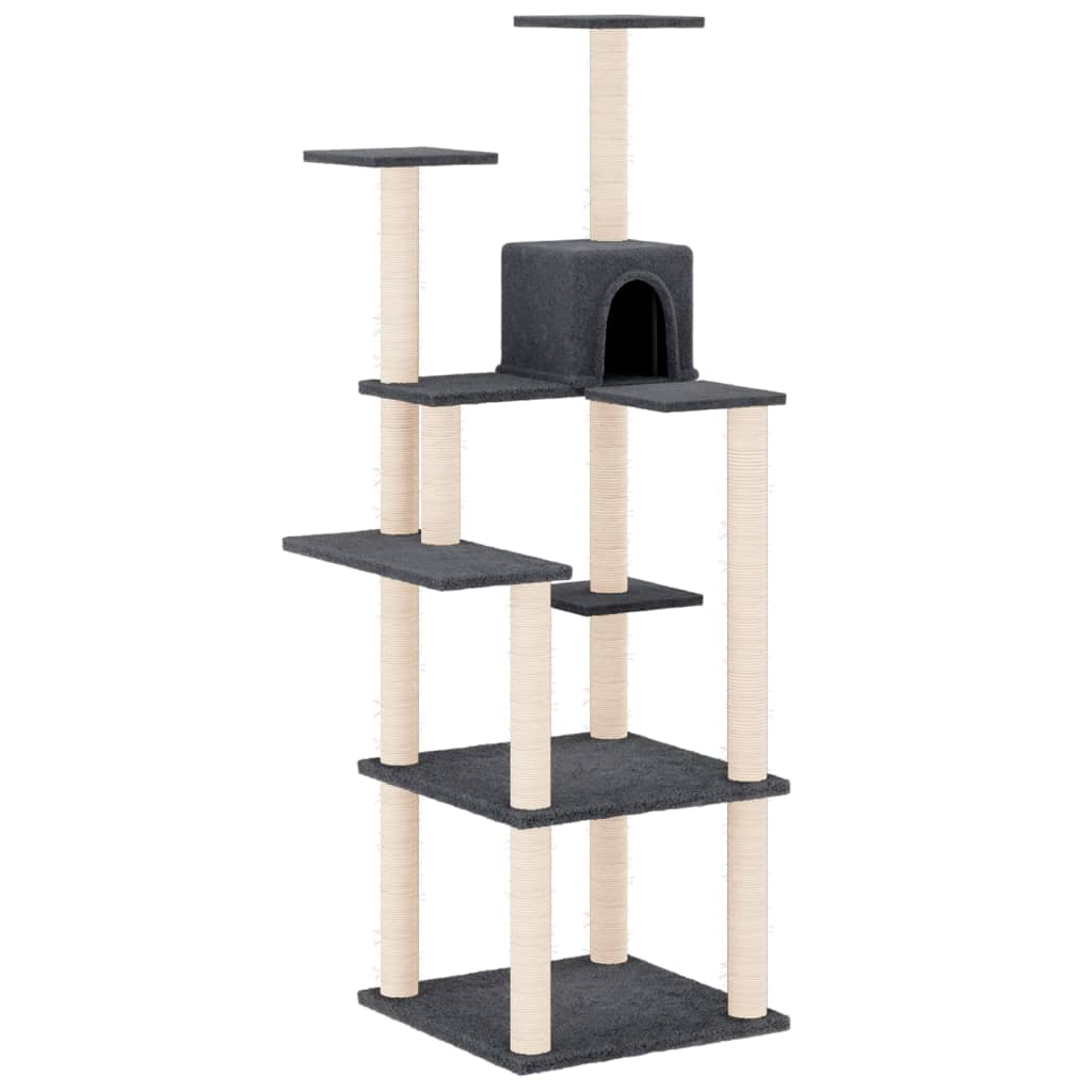 Albero Per Gatti Con Tiragraffi In Sisal 153 Cm