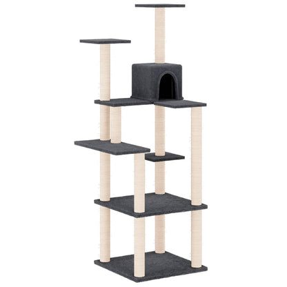 Albero Per Gatti Con Tiragraffi In Sisal 153 Cm