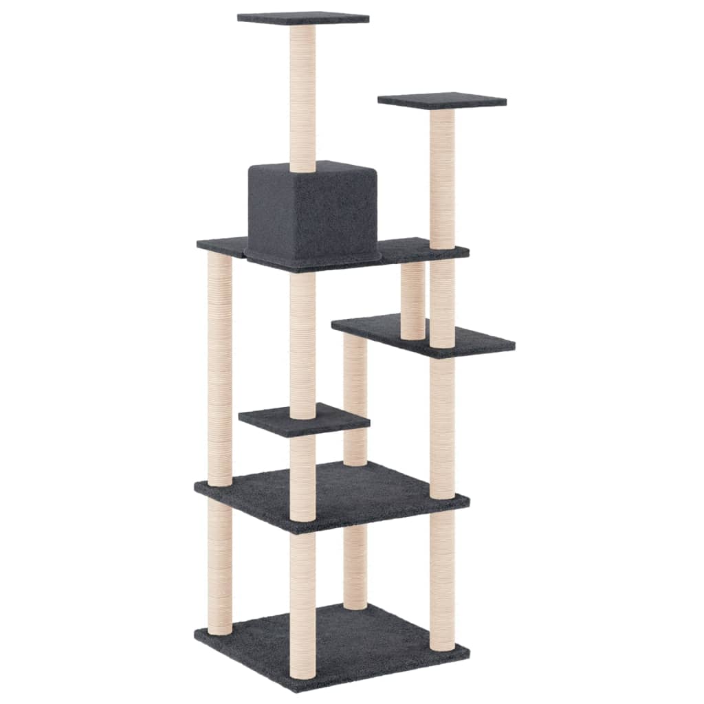 Albero Per Gatti Con Tiragraffi In Sisal 153 Cm