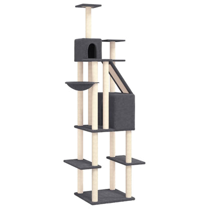 Albero Per Gatti Con Tiragraffi In Sisal 201 Cm