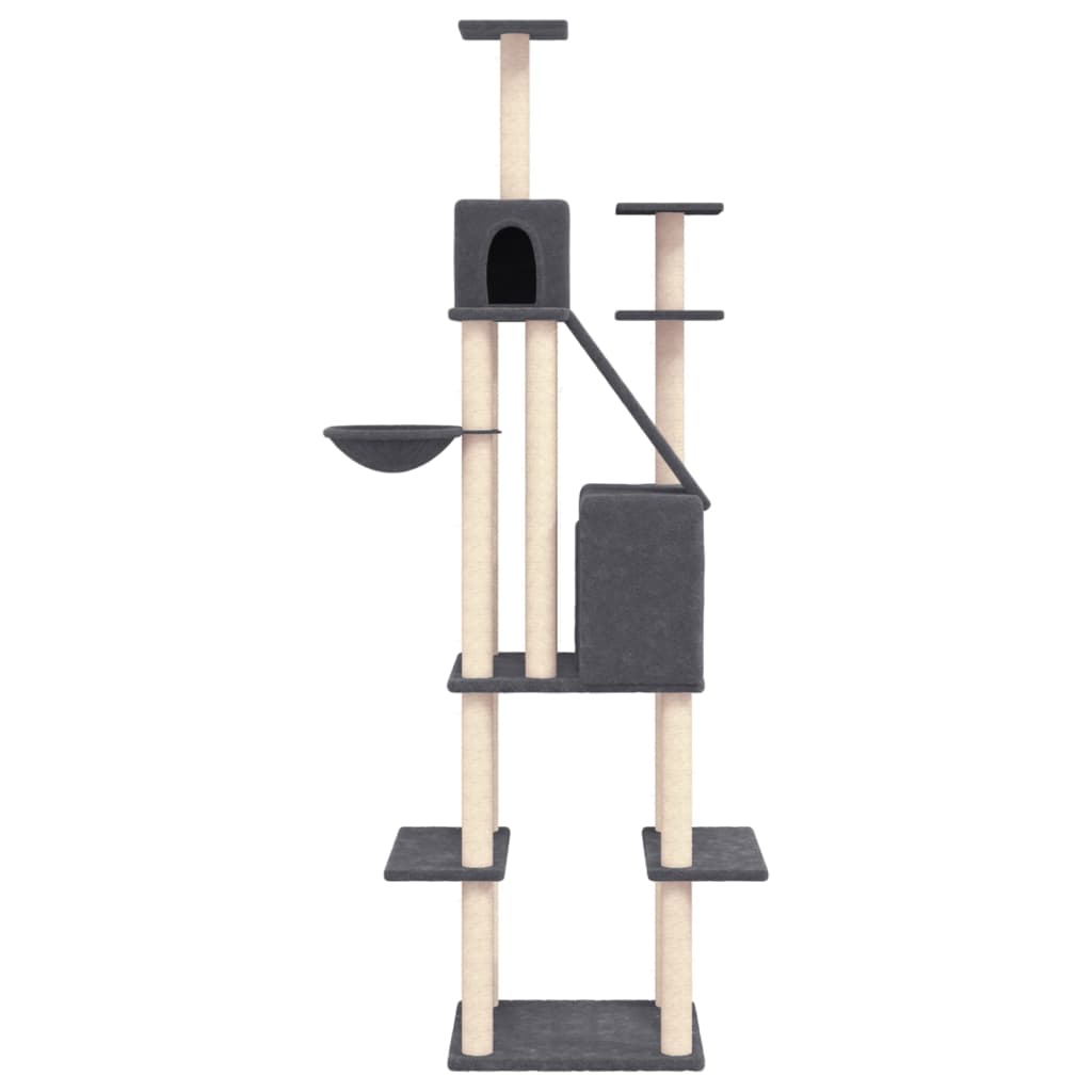 Albero Per Gatti Con Tiragraffi In Sisal 201 Cm