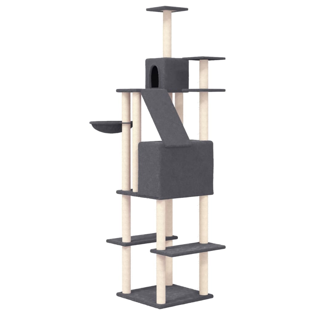 Albero Per Gatti Con Tiragraffi In Sisal 201 Cm