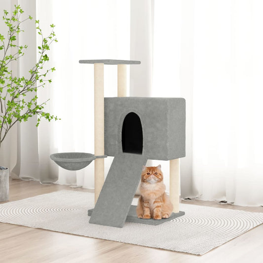 Albero Per Gatti Con Tiragraffi In Sisal 96 Cm