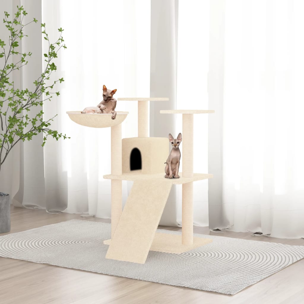 Albero Per Gatti Con Tiragraffi In Sisal 83 Cm