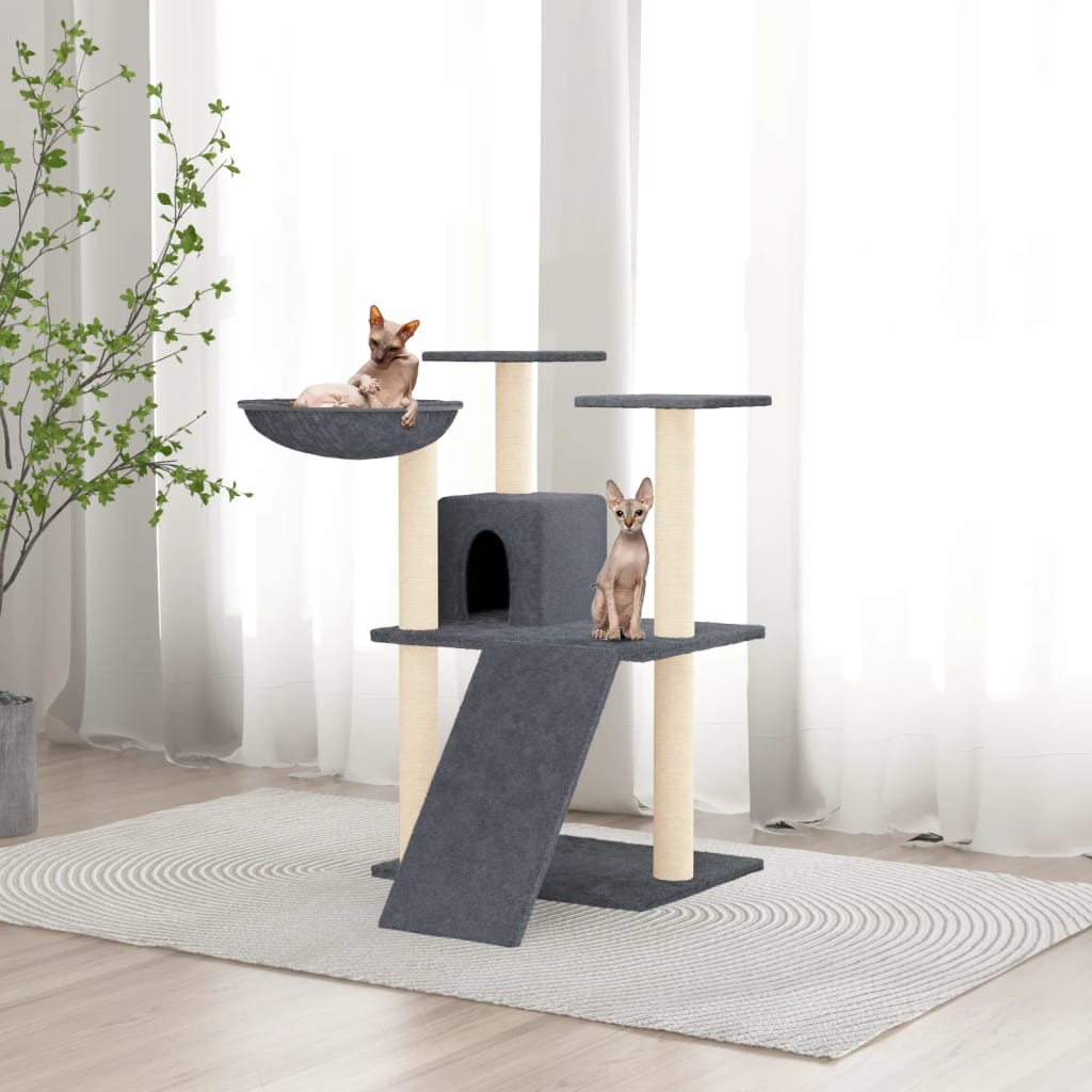 Albero Per Gatti Con Tiragraffi In Sisal 83 Cm