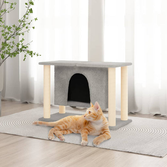 Albero Per Gatti Con Tiragraffi In Sisal 50 Cm