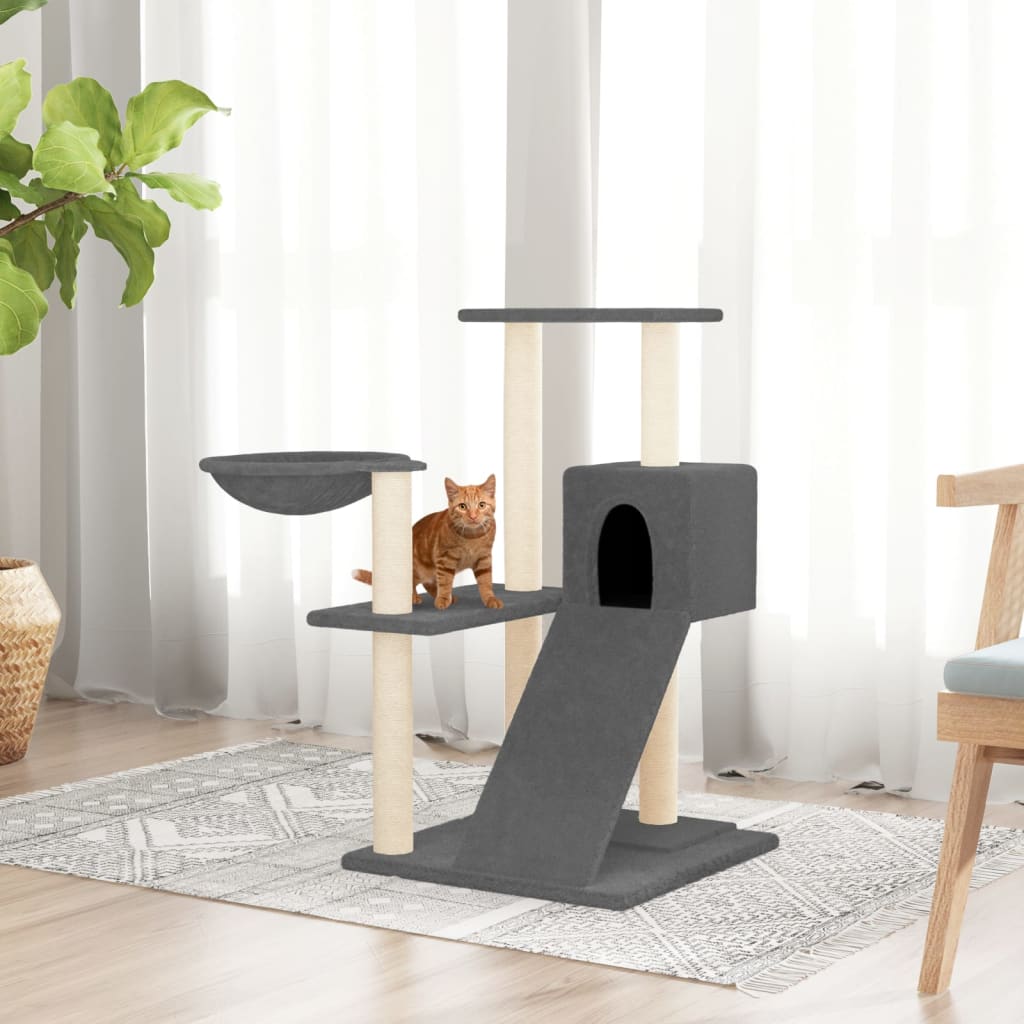 Albero Per Gatti Con Tiragraffi In Sisal 82 Cm
