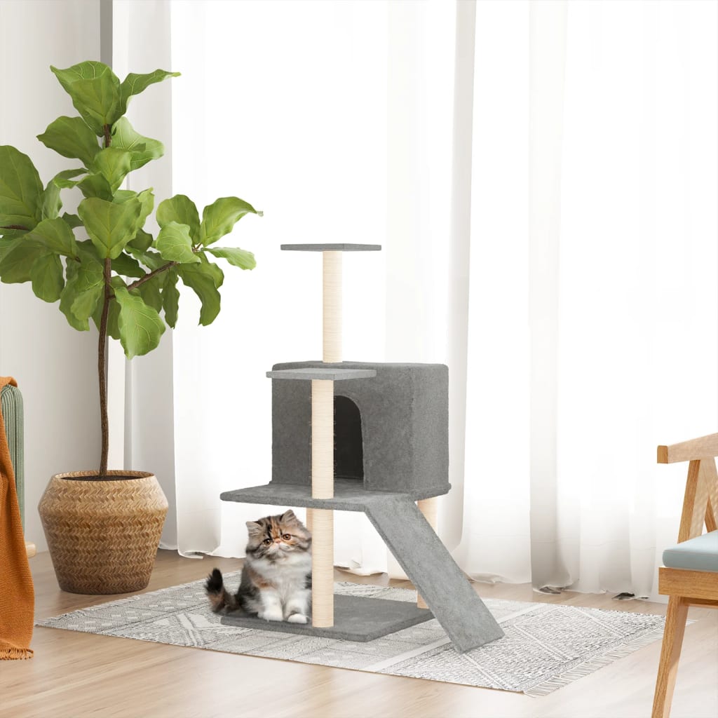 Albero Per Gatti Con Tiragraffi In Sisal 109 Cm