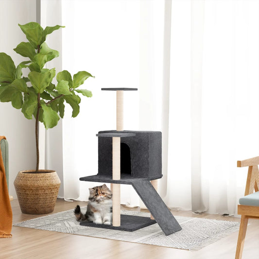 Albero Per Gatti Con Tiragraffi In Sisal 109 Cm