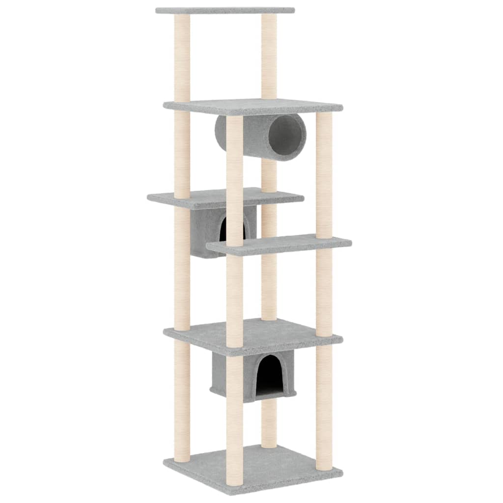 Albero Per Gatti Con Tiragraffi In Sisal 169 Cm