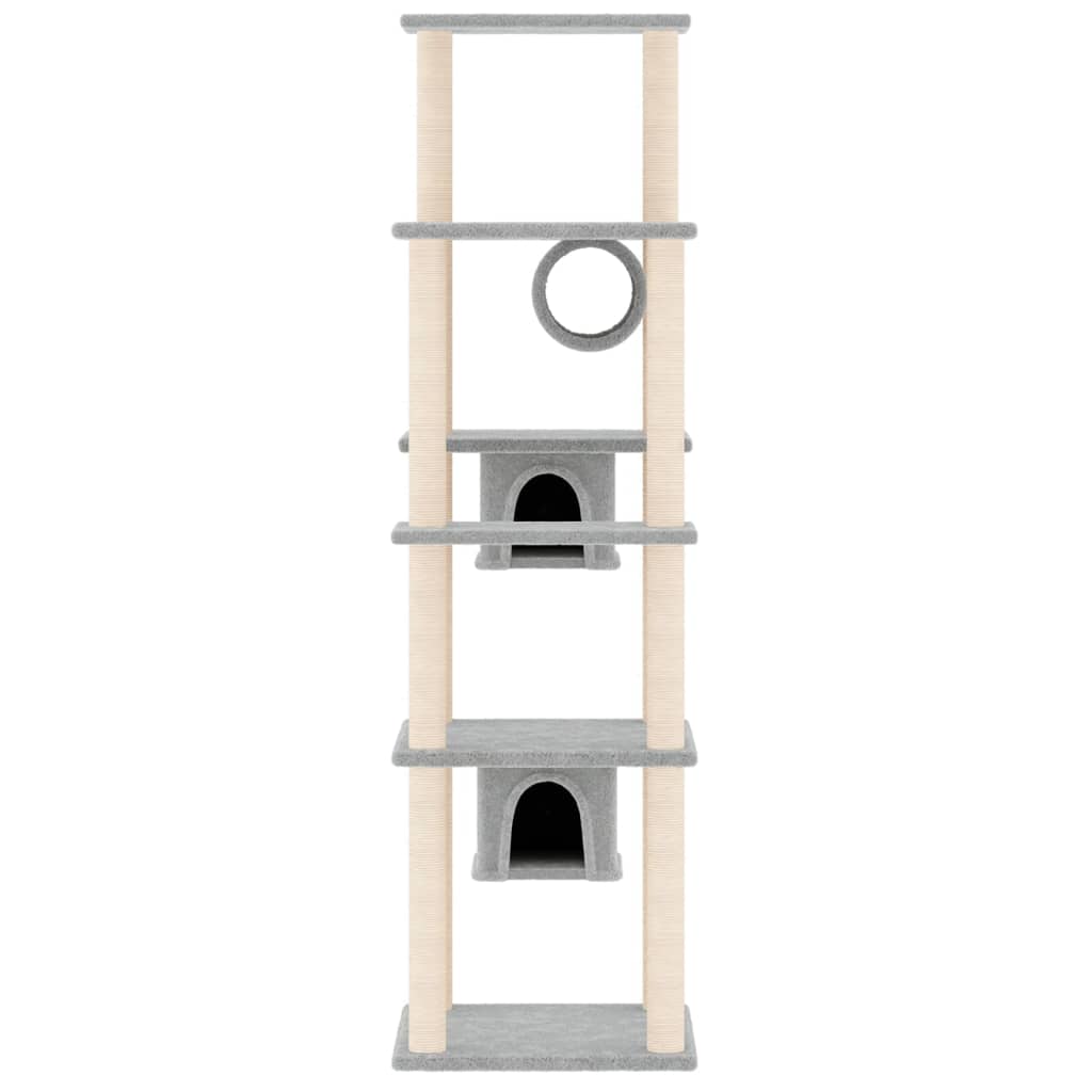 Albero Per Gatti Con Tiragraffi In Sisal 169 Cm