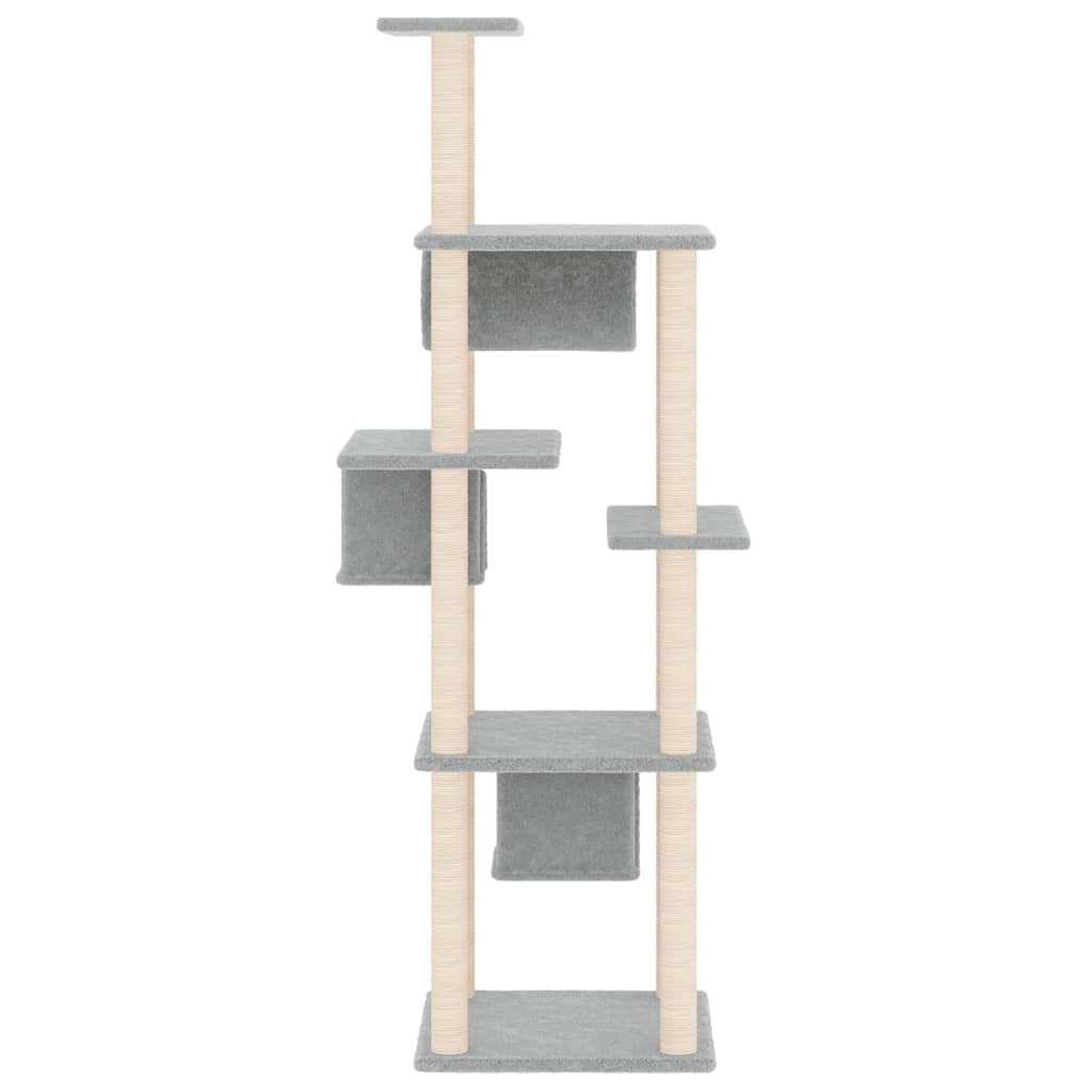 Albero Per Gatti Con Tiragraffi In Sisal 169 Cm