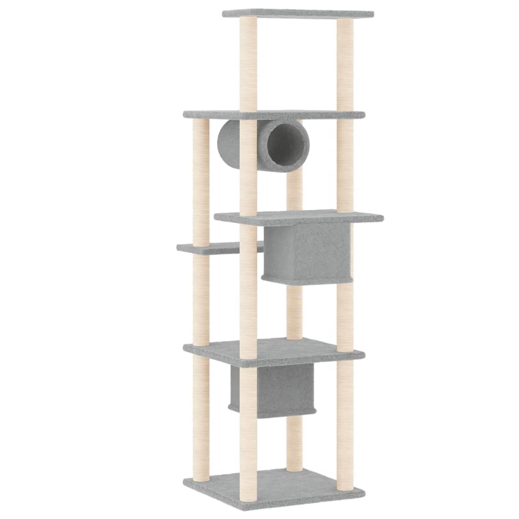 Albero Per Gatti Con Tiragraffi In Sisal 169 Cm