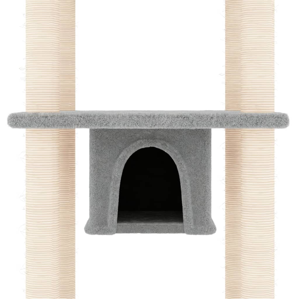 Albero Per Gatti Con Tiragraffi In Sisal 169 Cm