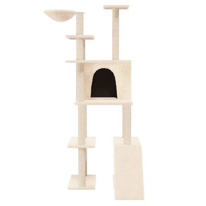 Albero Per Gatti Con Tiragraffi In Sisal 166 Cm