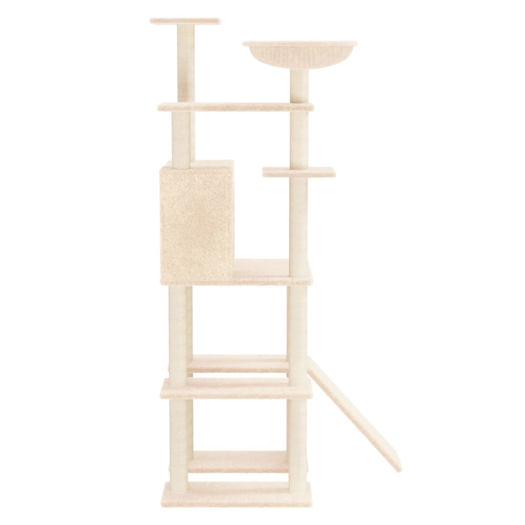Albero Per Gatti Con Tiragraffi In Sisal 166 Cm