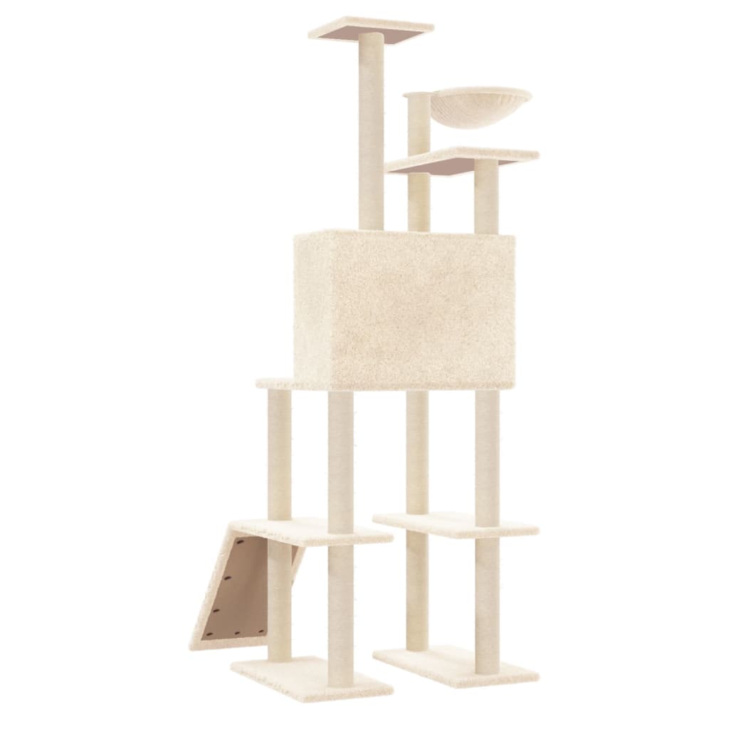 Albero Per Gatti Con Tiragraffi In Sisal 166 Cm