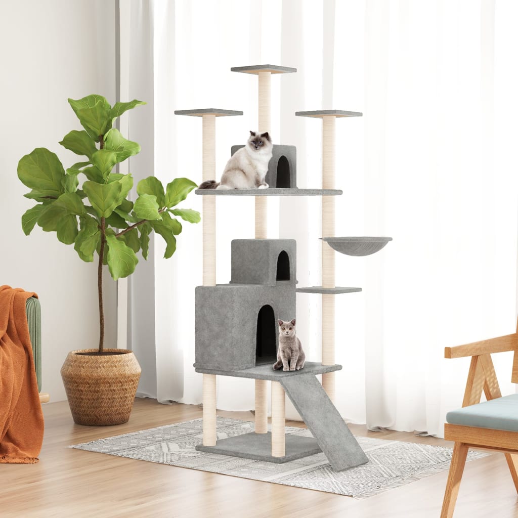 Albero Per Gatti Con Tiragraffi In Sisal 175 Cm