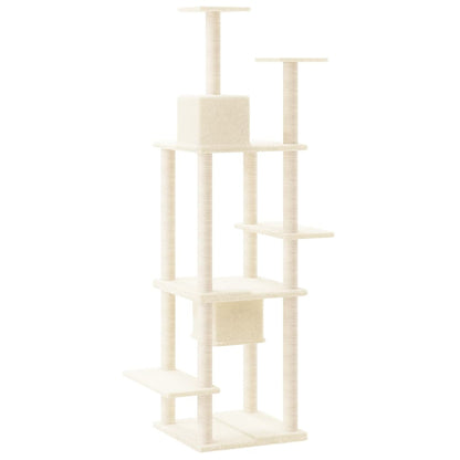 Albero Per Gatti Con Tiragraffi In Sisal 176 Cm