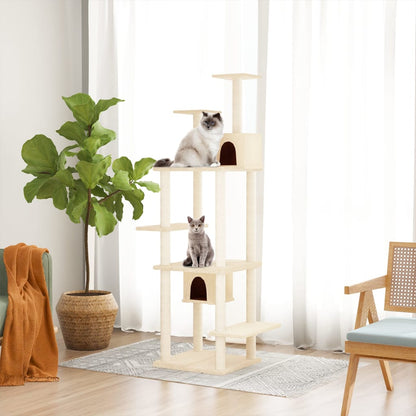 Albero Per Gatti Con Tiragraffi In Sisal 176 Cm