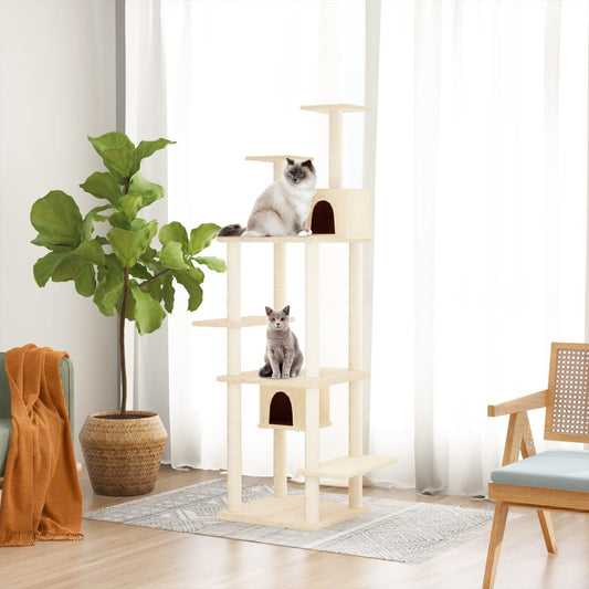 Albero Per Gatti Con Tiragraffi In Sisal 176 Cm