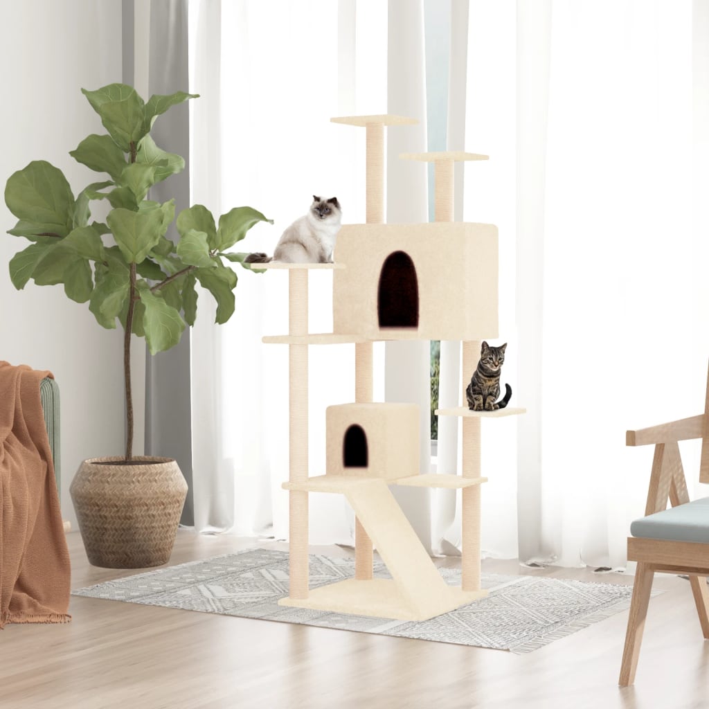 Albero Per Gatti Con Tiragraffi In Sisal 153 Cm
