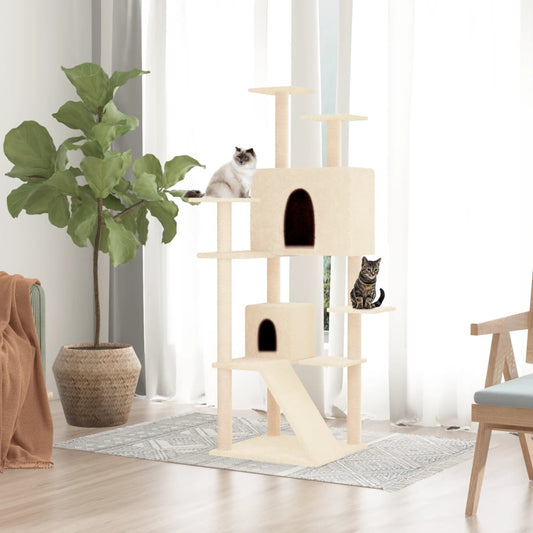 Albero Per Gatti Con Tiragraffi In Sisal 153 Cm