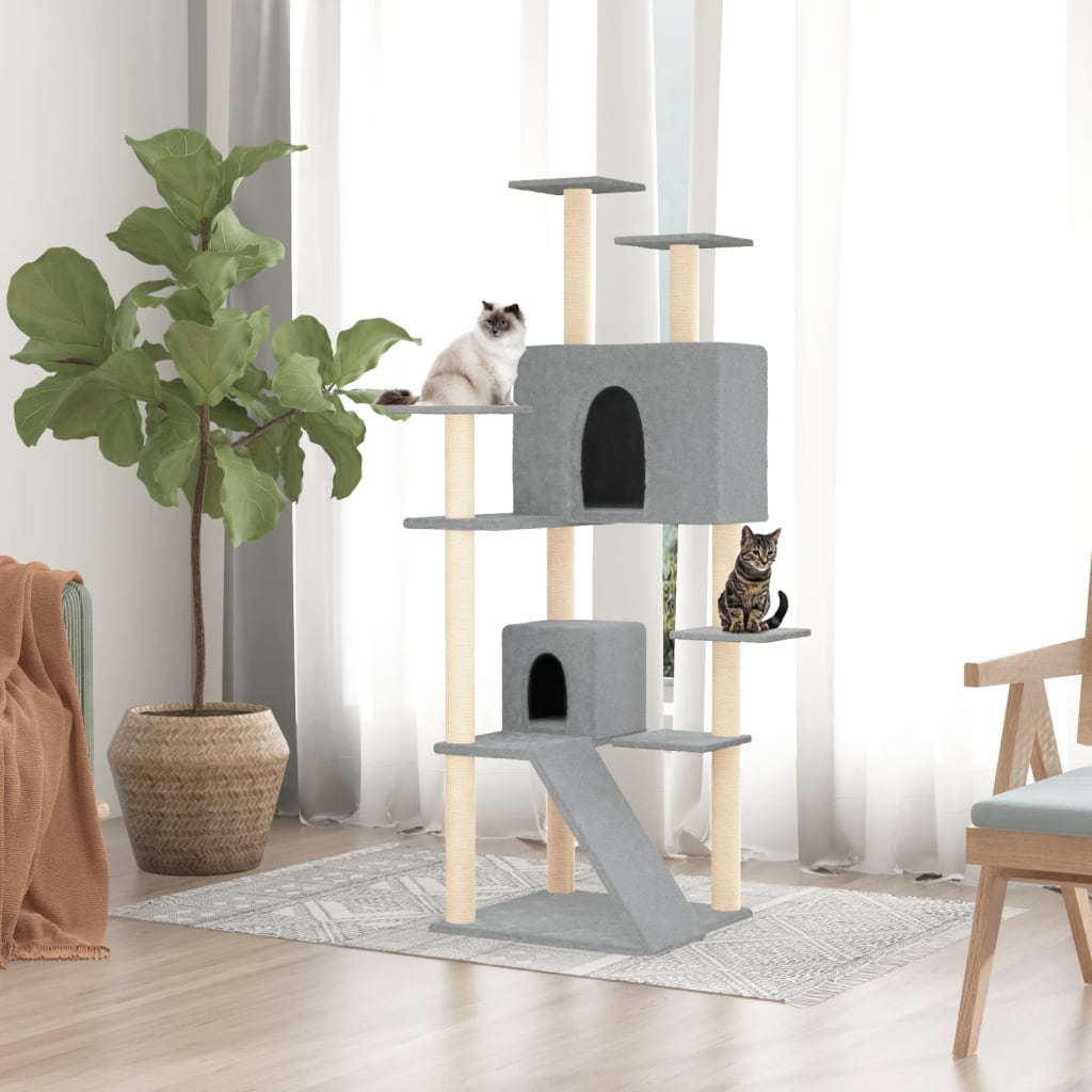 Albero Per Gatti Con Tiragraffi In Sisal 153 Cm