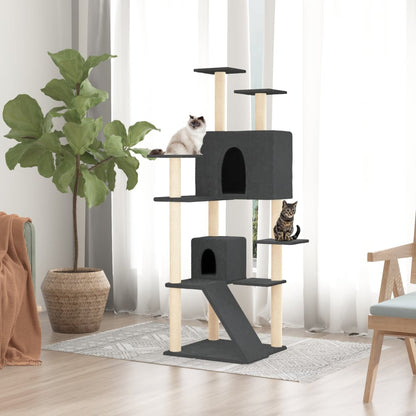 Albero Per Gatti Con Tiragraffi In Sisal 153 Cm